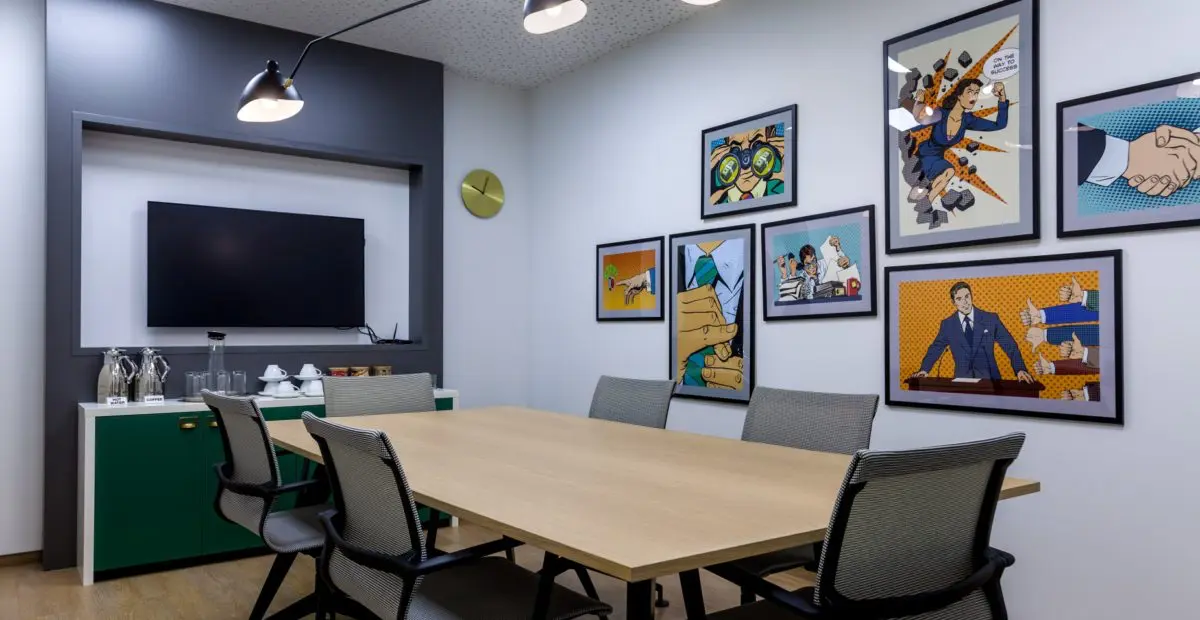 wnętrze Regus